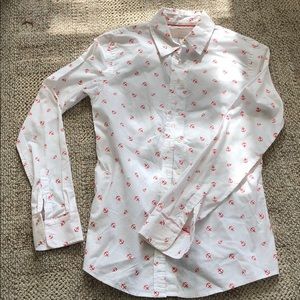 Banana Republic Nautical Blouse
